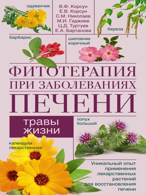 cover image of Фитотерапия при заболеваниях печени. Травы жизни